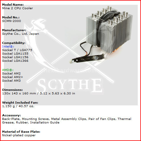 Scythe  Mine 2 1. Scheda Tecnica 1