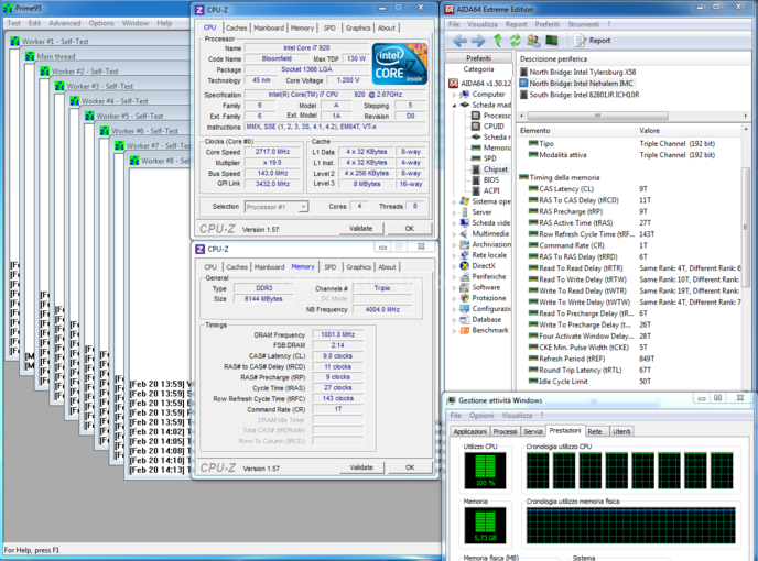 Patriot Viper Xtreme: DDR3 PC16000 a 2000MHz 4. Test delle memorie - Stabilità 2