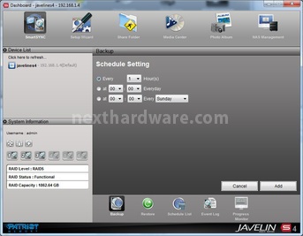 Patriot Javelin S4 5. Software Javelin Dashboard e Funzionalità Aggiuntive 7