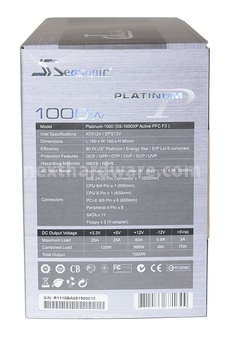 Seasonic Platinum 1000W 1. Box & Specifiche Tecniche 4