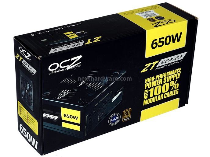 OCZ ZT 650W 1. Box & Specifiche Tecniche 1