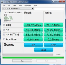 OCZ Synapse Cache SSD 64GB 7. AS SSD Benchmark 2