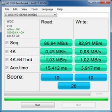 OCZ Synapse Cache SSD 64GB 7. AS SSD Benchmark 1