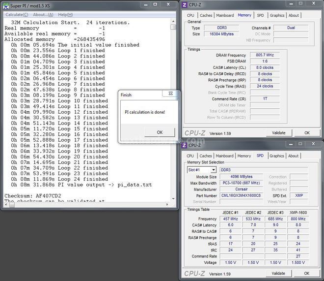 Corsair Vengeance Low Profile 16GB 1600MHz 4. Test delle memorie - Stabilità 2