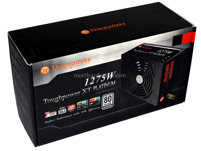 Thermaltake Toughpower XT Platinum 1275W 1. Box & Specifiche Tecniche 1