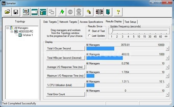 ZALMAN SSD-F1 120GB 9. IOMeter Sequential 1