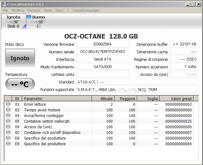 OCZ Octane 128GB 3. Firmware - TRIM 1