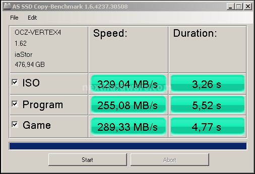 OCZ Vertex 4 512GB 12. AS SSD Benchmark 4