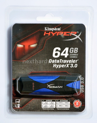 Kingston DataTraveler HyperX 3.0 64GB 1. Vista da vicino 1