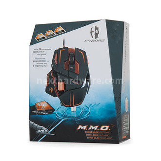 Cyborg M.M.O. 7 Mouse Gaming 1. Packaging e bundle 1