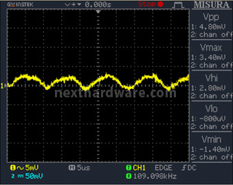 PC Power & Cooling Silencer Mk III 1200W 12. Test: accensione e ripple 5