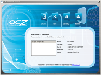 OCZ Vector 256GB: Day One 3. Firmware - TRIM - Capacità formattata 2