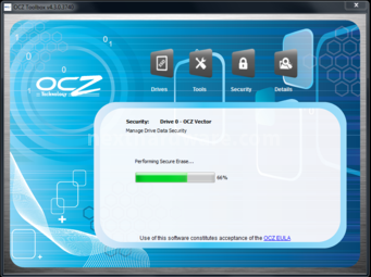 OCZ Vector 256GB: Day One 3. Firmware - TRIM - Capacità formattata 5