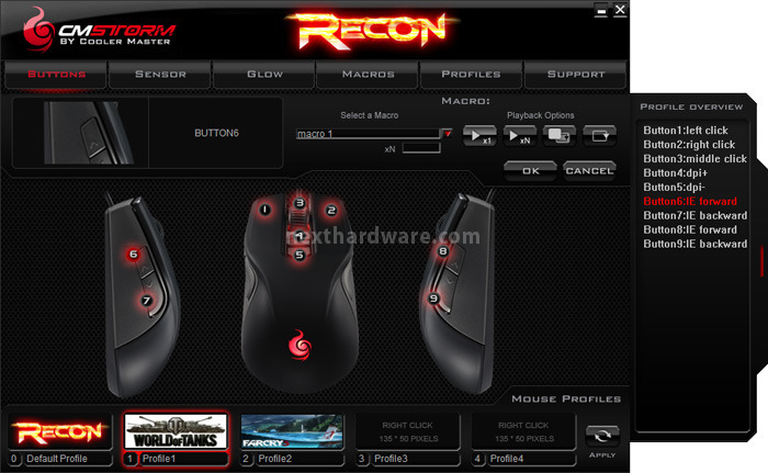 CM Storm Recon 4. Impostazione Macro 6