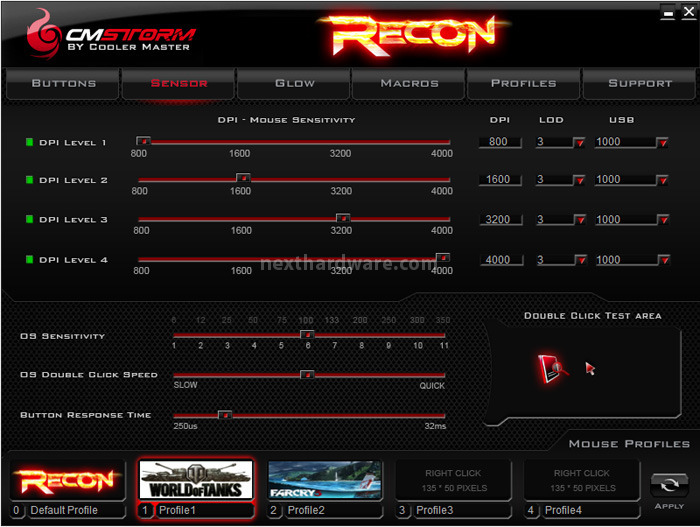 CM Storm Recon 3. Software di gestione 4