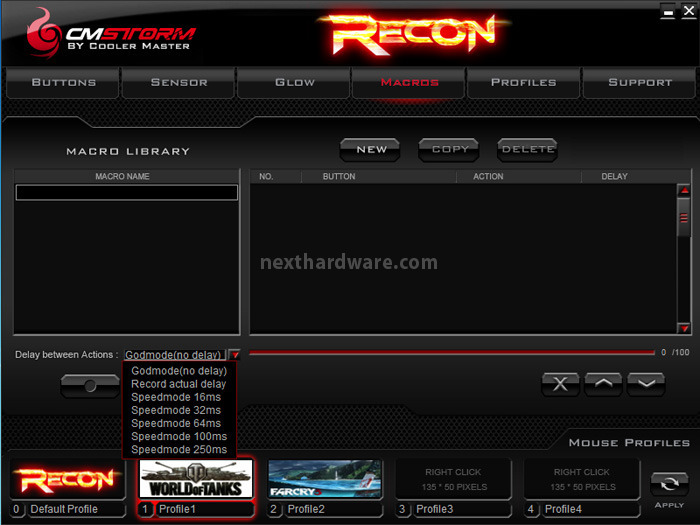 CM Storm Recon 4. Impostazione Macro 1