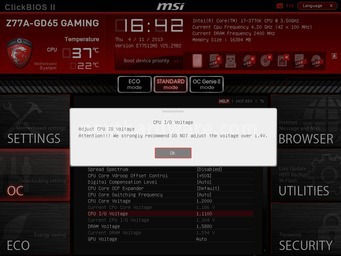 MSI Z77A-GD65 Gaming 5. Click  BIOS II - Parte prima 6