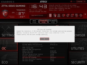 MSI Z77A-GD65 Gaming 5. Click  BIOS II - Parte prima 7