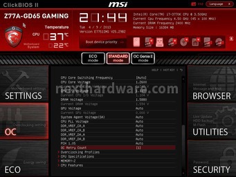 MSI Z77A-GD65 Gaming 5. Click  BIOS II - Parte prima 5