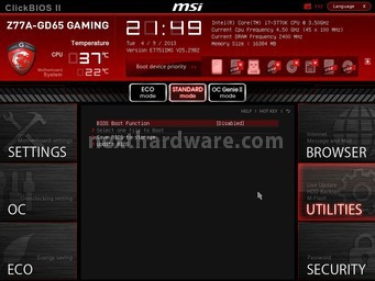 MSI Z77A-GD65 Gaming 6. Click BIOS II - Parte seconda 2