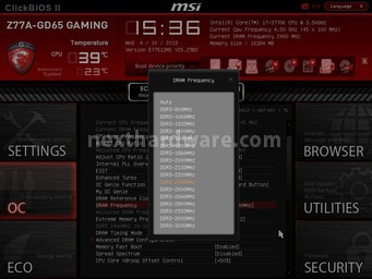 MSI Z77A-GD65 Gaming 5. Click  BIOS II - Parte prima 8