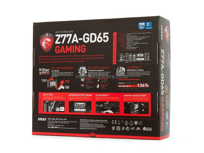 MSI Z77A-GD65 Gaming 1. Packaging e Bundle 2