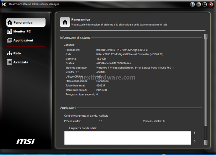 MSI Z77A-GD65 Gaming 8. Killer E2205 Game Networking e Sound Blaster Cinema 1