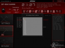 MSI Z87-GD65 Gaming e Intel Core i7-4770K 9. MSI Click BIOS 4 - Overclock 6