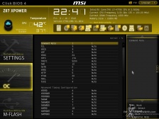 MSI Z87 Xpower 9. MSI Click BIOS 4 - Overclock 10