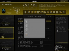 MSI Z87 Xpower 9. MSI Click BIOS 4 - Overclock 6