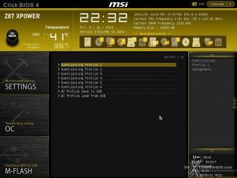 MSI Z87 Xpower 9. MSI Click BIOS 4 - Overclock 13