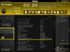 MSI Z87 Xpower 9. MSI Click BIOS 4 - Overclock 1