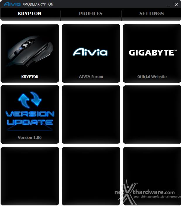 Gigabyte Aivia Krypton Mouse & Mat 5. Software di gestione  1