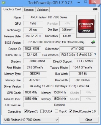 AMD Radeon R9 280X 1. AMD Radeon R9 280X - Specifiche tecniche 1