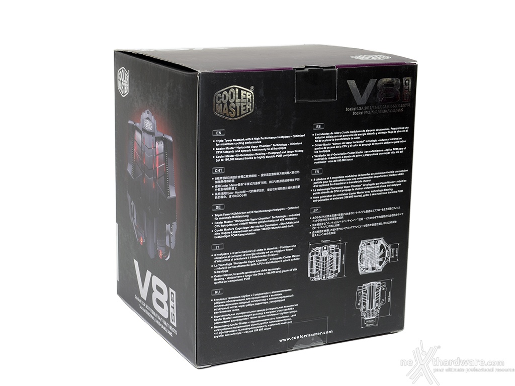 Cooler Master V8 GTS, dissipatore con tecnologia Vapor Chamber