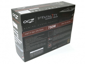 OCZ Fatal1ty 750W 1. Confezione & Specifiche Tecniche 3
