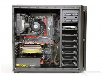 Antec P100 7. Montaggio componenti 5