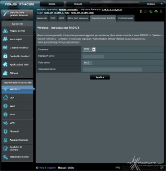 ASUS RT-AC68U & PCE-AC68 5. Interfaccia grafica - Impostazioni avanzate 5