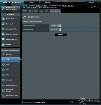 ASUS RT-AC68U & PCE-AC68 5. Interfaccia grafica - Impostazioni avanzate 11