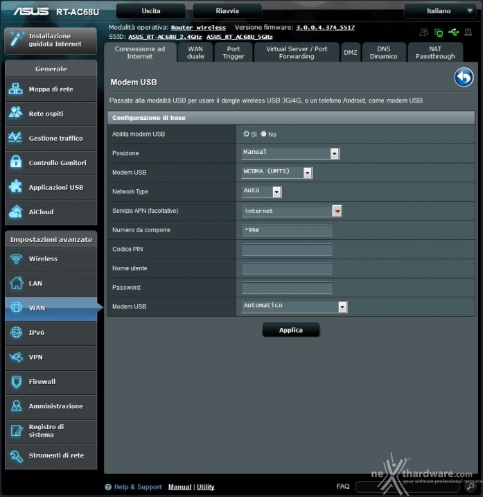 ASUS RT-AC68U & PCE-AC68 6. Applicazioni USB & AiCloud 7