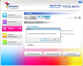 ADATA Premier Pro SP920 256GB 3. Firmware - Trim - Overprovisioning 4