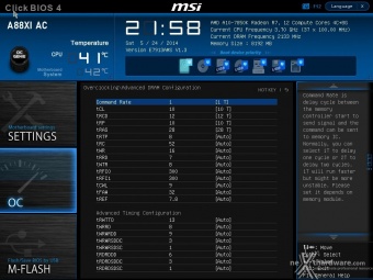 MSI A88XI AC 6. MSI Click BIOS 4 - Overclock 6
