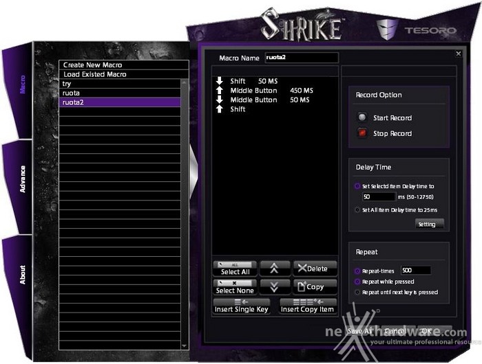 Tesoro Shrike H2L 4. Software 4
