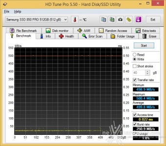 Samsung 850 PRO 512GB 7. Test Endurance Top Speed 4