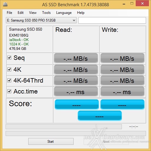 Samsung 850 PRO 512GB | 12. AS SSD Benchmark | Recensione
