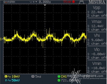 Seasonic Platinum 1050 12. Accensione e ripple 4