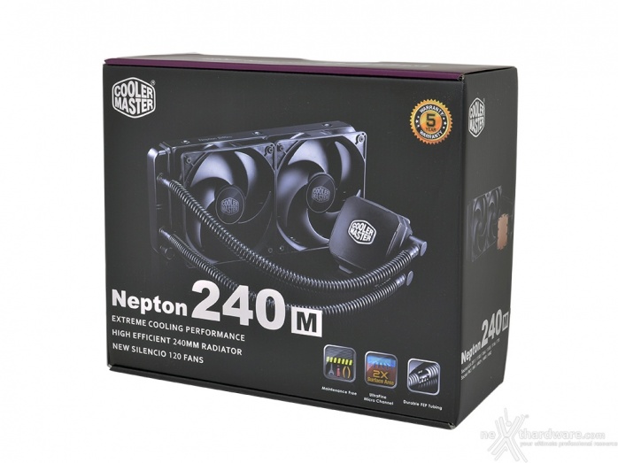 Cooler Master Nepton 240M 1. Confezione e bundle 1