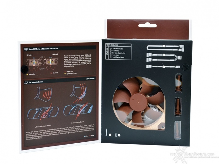 Noctua NH-U9S & NH-D9L 4. Noctua  NF-A9 - Confezione e bundle 3