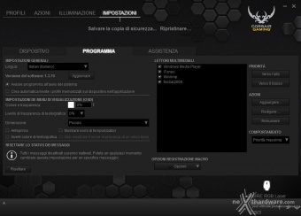 Corsair Gaming Sabre RGB Laser & Optical 5. Software di gestione - Parte seconda 6