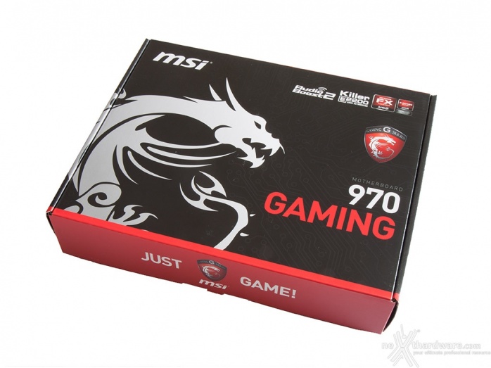 AMD FX-8320E & MSI 970 Gaming 3. MSI 970 Gaming - Packaging & Bundle 1